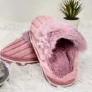 Pantufa de Inverno Pompom Feminina Antiderrapante