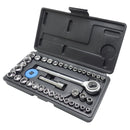 Kit com 46 Peças de Ferramentas Multifuncional com Maleta