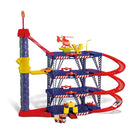 Brinquedo Elevador Pista Radical – Posto Lava Rápido com Carrinho e Helicóptero Samba Toys