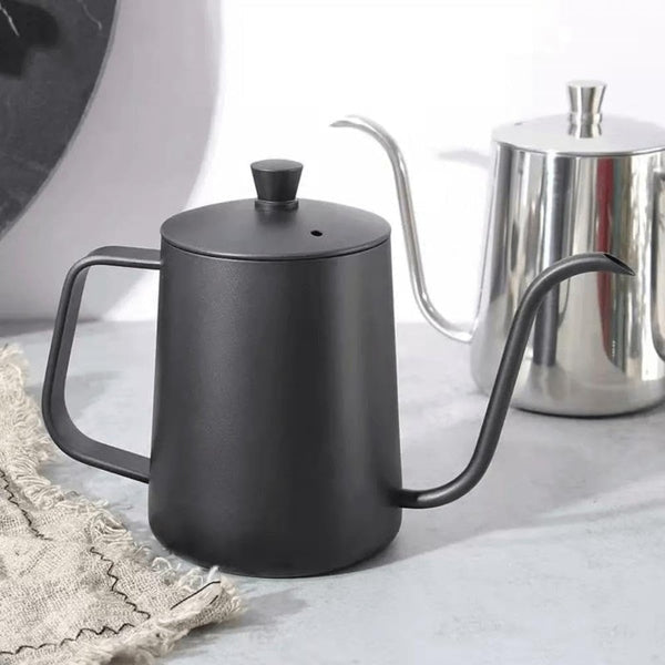 Chaleira Pescoço de Ganso em Aço Inox – Gooseneck Kettle para Café Pour Over 