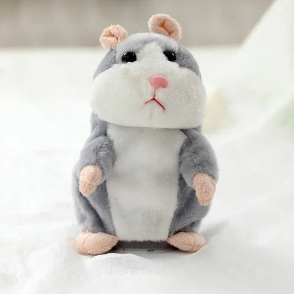 Hamster de Pelúcia Interativo que Fala e Repete – Brinquedo Divertido Infantil com Voz