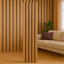 Kit 20 Painéis de Revestimento Ripado Decorativo em MDF – 45x11cm para Parede