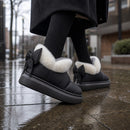 Bota Feminina Tornozelo Pelucia Preto Inverno 5