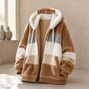 Jaqueta Feminina Oversize Pelucia Capuz Inverno 2