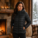 Jaqueta Puffer Feminina Impermeavel Bobojaco Touca Removivel 9