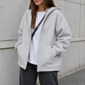 Parka Oversize - Cinza Claro
