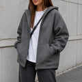 Parka Oversize - Cinza Escuro
