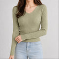 malha-feminina-decote-v-slim-blusa-trico-manga-longa-modelagem-ajustada-para-looks-elegantes-cor-06-caqui-NEW